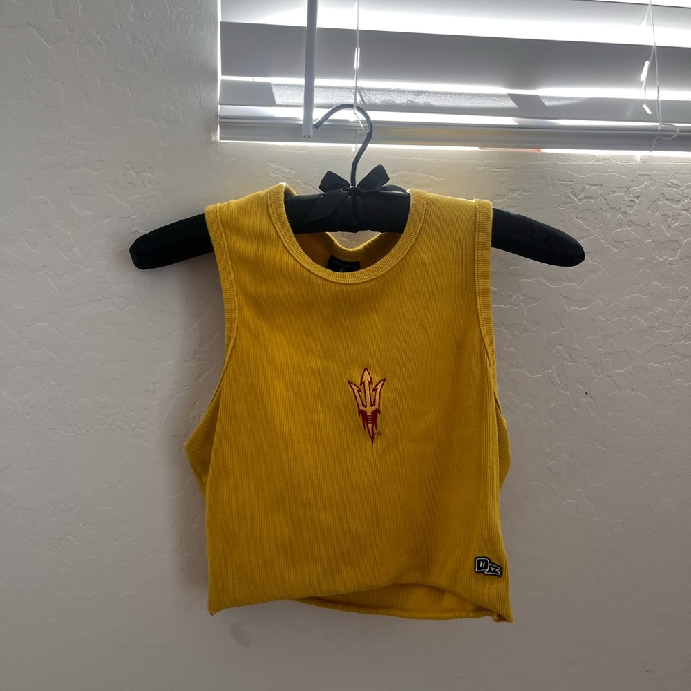 ASU Yellow Crop Tank